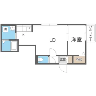 アリュール南6条【4階】の間取り