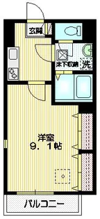 ヴィーブルII【1階】の間取り