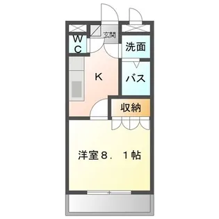 ルミナスハイム壱番館【1階】の間取り