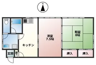 メゾンアート【1階】の間取り