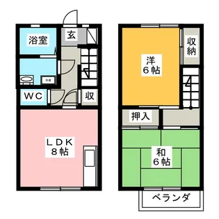 神奈川県平塚市長持【一戸建】の間取り