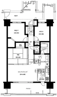 ベルドゥムール草加旭町【12階】の間取り