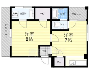 大栄ビル【2階】の間取り
