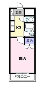 ナイスセブンあつみ【4階】の間取り