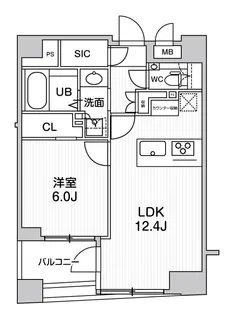 東京都中央区日本橋堀留町1【マンション】の間取り