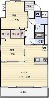 M’sARTI (エムズ アルティ)【3階】の間取り