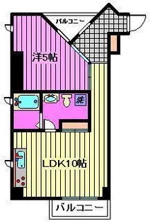 樹峰【5階】の間取り