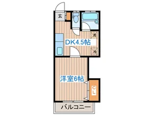 ルミエール中野【2階】の間取り