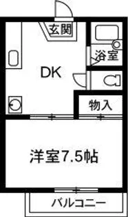群馬県前橋市朝倉町1【アパート】の間取り