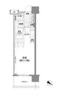 パークハビオ渋谷神山町【11階】の間取り