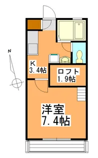 K1【1階】の間取り