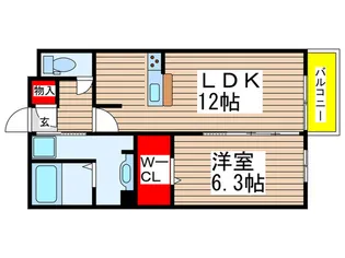 メゾンメルベーユ【1階】の間取り