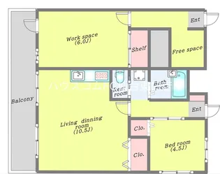 コーポ保坂【3階】の間取り