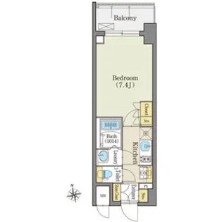 愛知県名古屋市中区大須4【マンション】の間取り