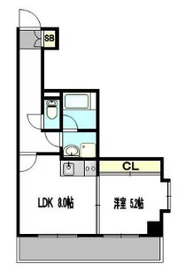 大倉山壱番館【4階】の間取り