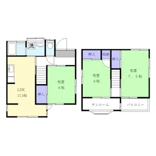 埼玉県上尾市大字上【一戸建】の間取り