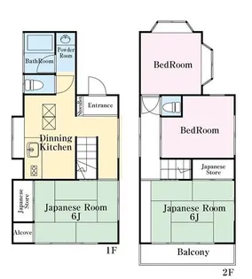 神奈川県横浜市南区大岡1【一戸建】の間取り
