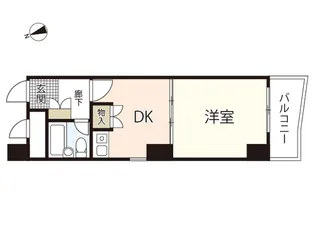 ライオンズマンション京橋【4階】の間取り