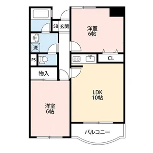 アンレール七番館【2階】の間取り