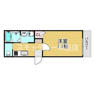 大阪府大阪市住之江区中加賀屋2【アパート】の間取り