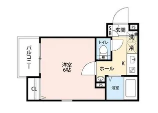 グランクオール東日暮里【2階】の間取り