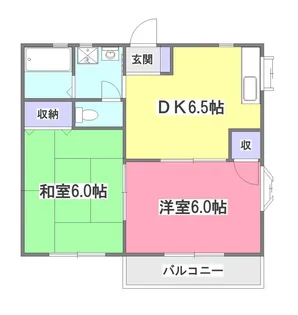 ドミール田中【2階】の間取り