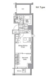 東京都江東区深川2【マンション】の間取り
