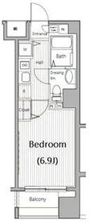 ガラ・ステーション東日本橋【6階】の間取り