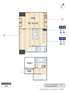 サンフェル神宮前【1階】の間取り