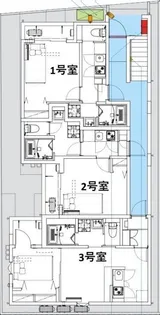 1LDKの間取り画像