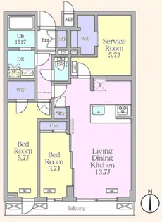 3LDKの間取り画像