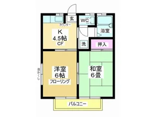 有泉さくら館【2階】の間取り