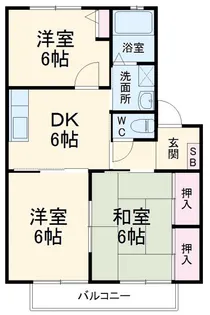サニーコート日立【1階】の間取り