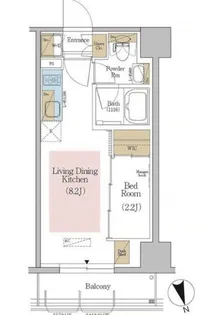 アーバネックス東京八丁堀【5階】の間取り