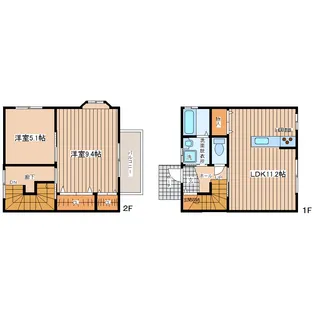 マロンハウスII【1階】の間取り