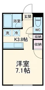 ハイツヘキスイ【2階】の間取り