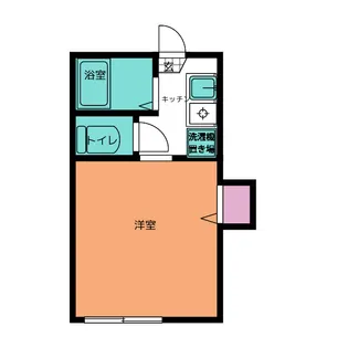 アズーロ綱島【1階】の間取り
