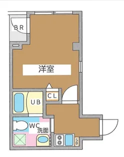 リベルタ銀座イースト【7階】の間取り
