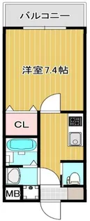 メゾン上小阪【3階】の間取り