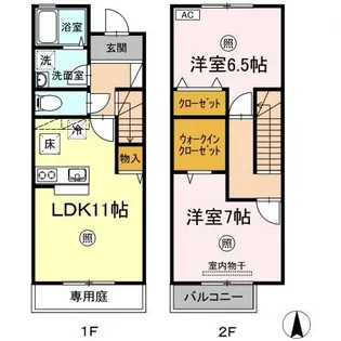 岡山県岡山市南区泉田1【一戸建】の間取り