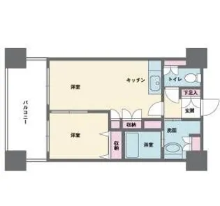 HF西新宿レジデンスWEST【4階】の間取り