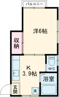 ミントハウス【1階】の間取り