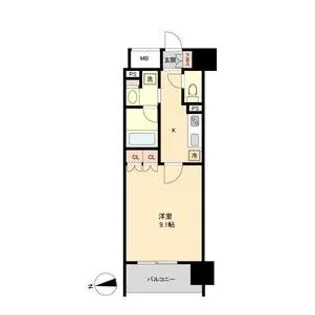 宮城県仙台市宮城野区鉄砲町中【マンション】の間取り