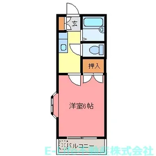 レケンス月出【3階】の間取り