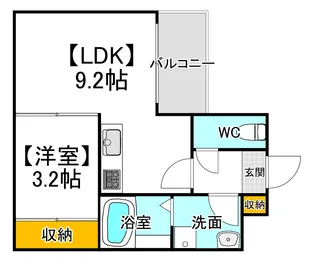 REGALEST 青江VI【3階】の間取り