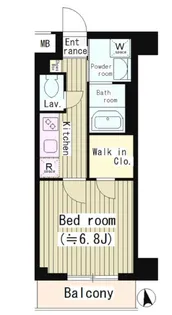 東京都品川区南大井6【マンション】の間取り