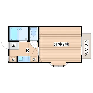 ランコントレ葉山【1階】の間取り
