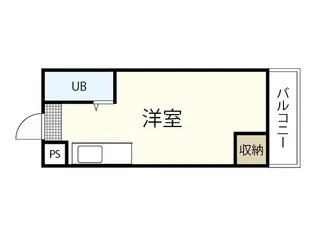 コウノビル【7階】の間取り