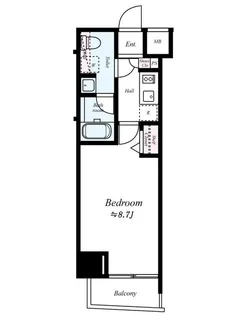 プレール・ドゥーク中板橋【2階】の間取り
