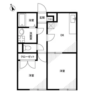 神奈川県秦野市東田原【アパート】の間取り